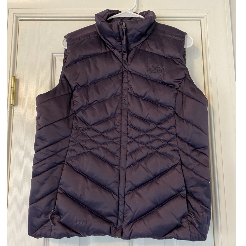 Purple North Face Puffy Vest